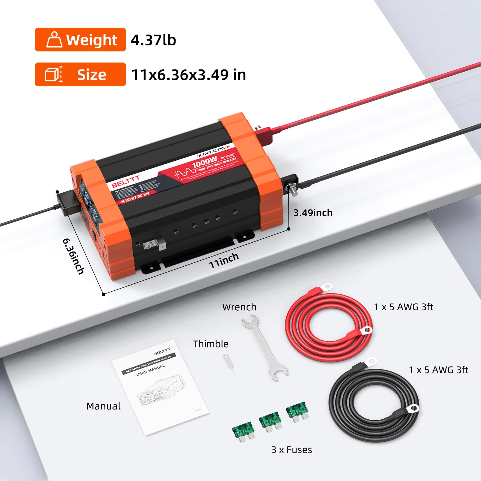 BELTTT inverter mounted inside an RV illustrating reliable mobile power