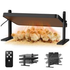 BEMOKURI front view of brooder plate showing compact design and stable base