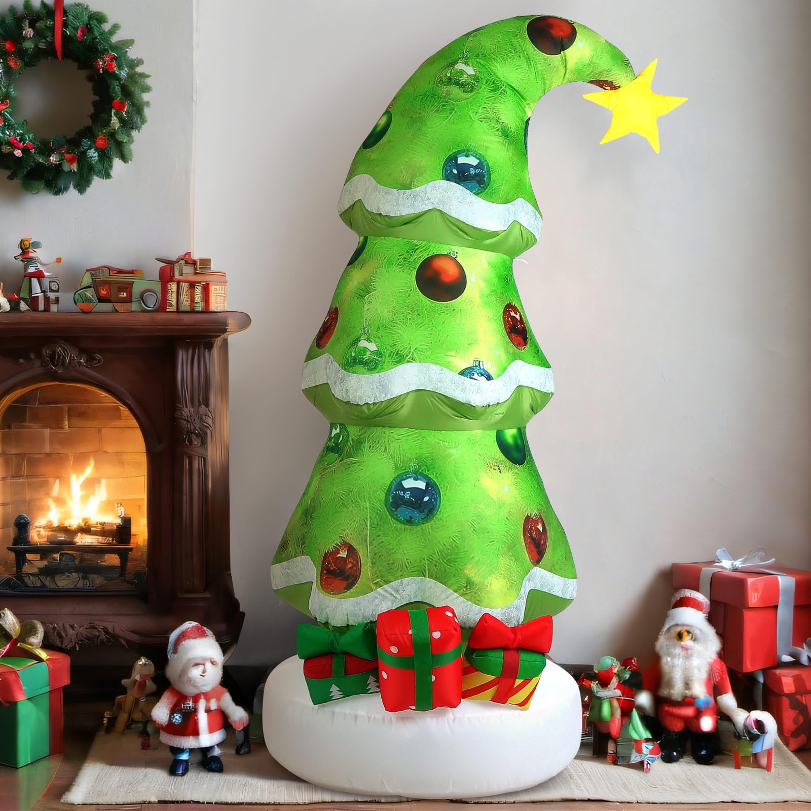 bencailor LED night display tree creating vivid curb appeal