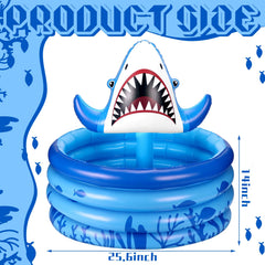 Bencailor shark cooler top view filled with ice and cans keeping drinks chilled