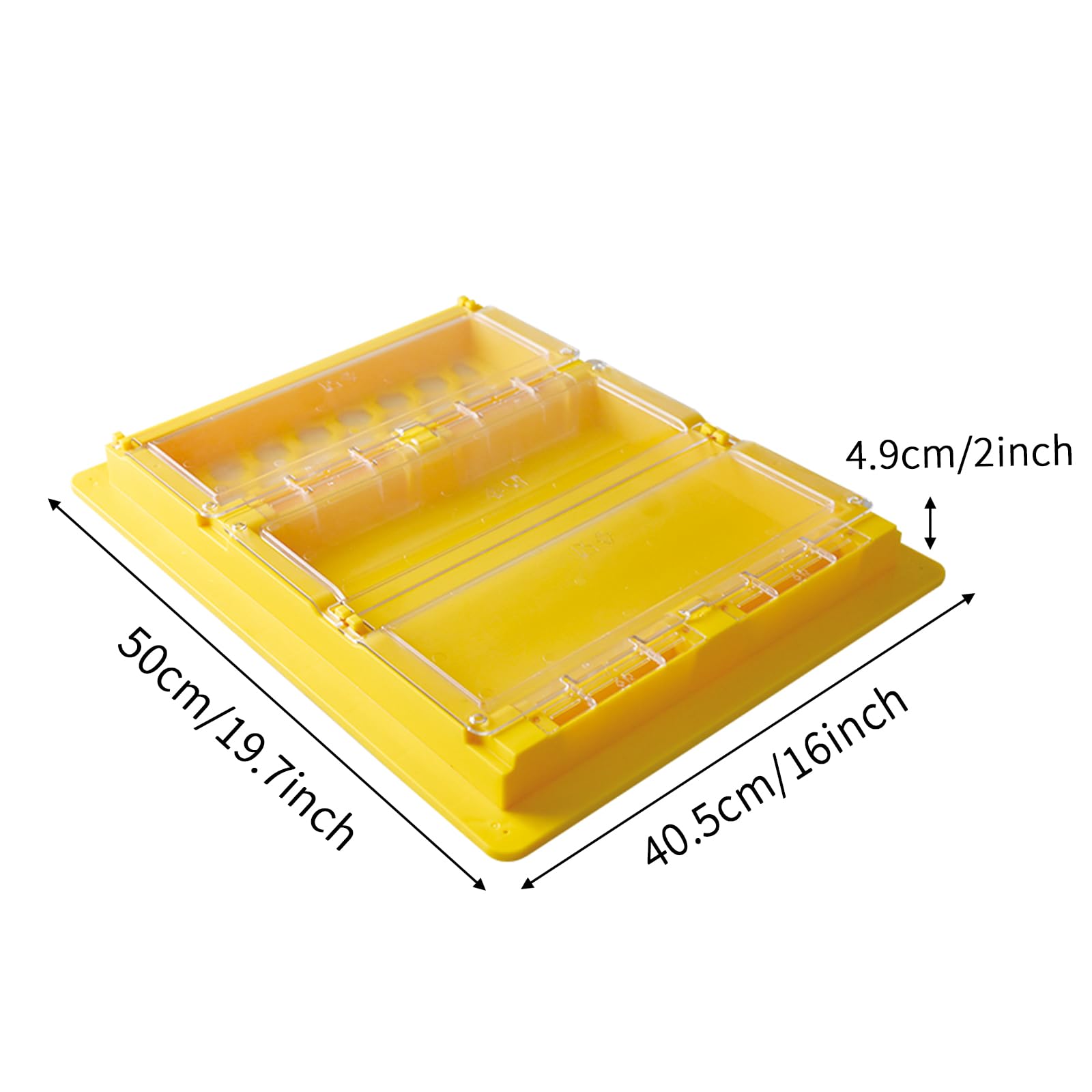 Benefitbee separated compartments detail showing dry and liquid feed organization benefit