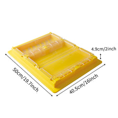 Benefitbee separated compartments detail showing dry and liquid feed organization benefit
