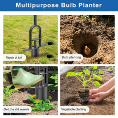 BeneLabel close-up of mid pedal that ejects soil cores for faster work