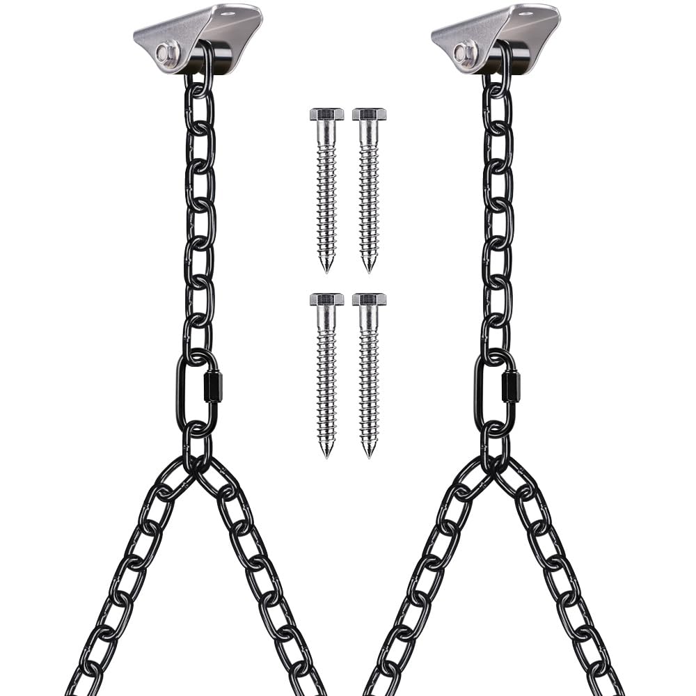 BeneLabel front view of the complete hanging chain kit, ready-to-install and durable