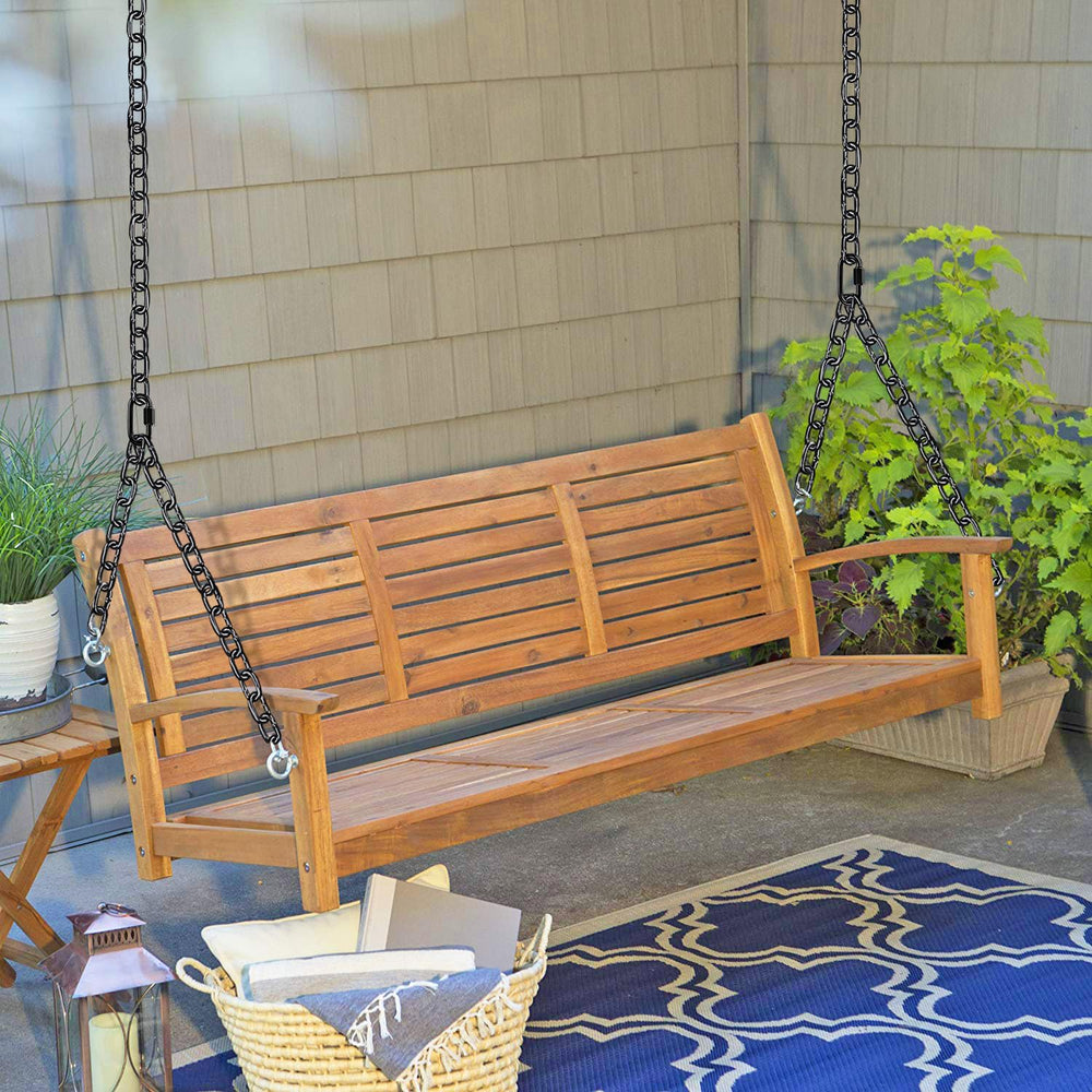 BeneLabel close-up of silent swing hanger with nylon bushing for quieter swings