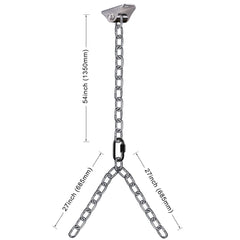 BeneLabel silent Y-hanger close-up showing anti-noise design and secure support
