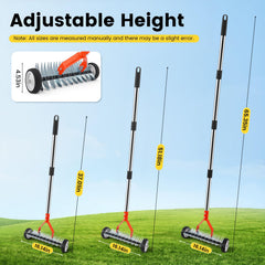 Beolisave extended and collapsed handle demonstrating adjustable height