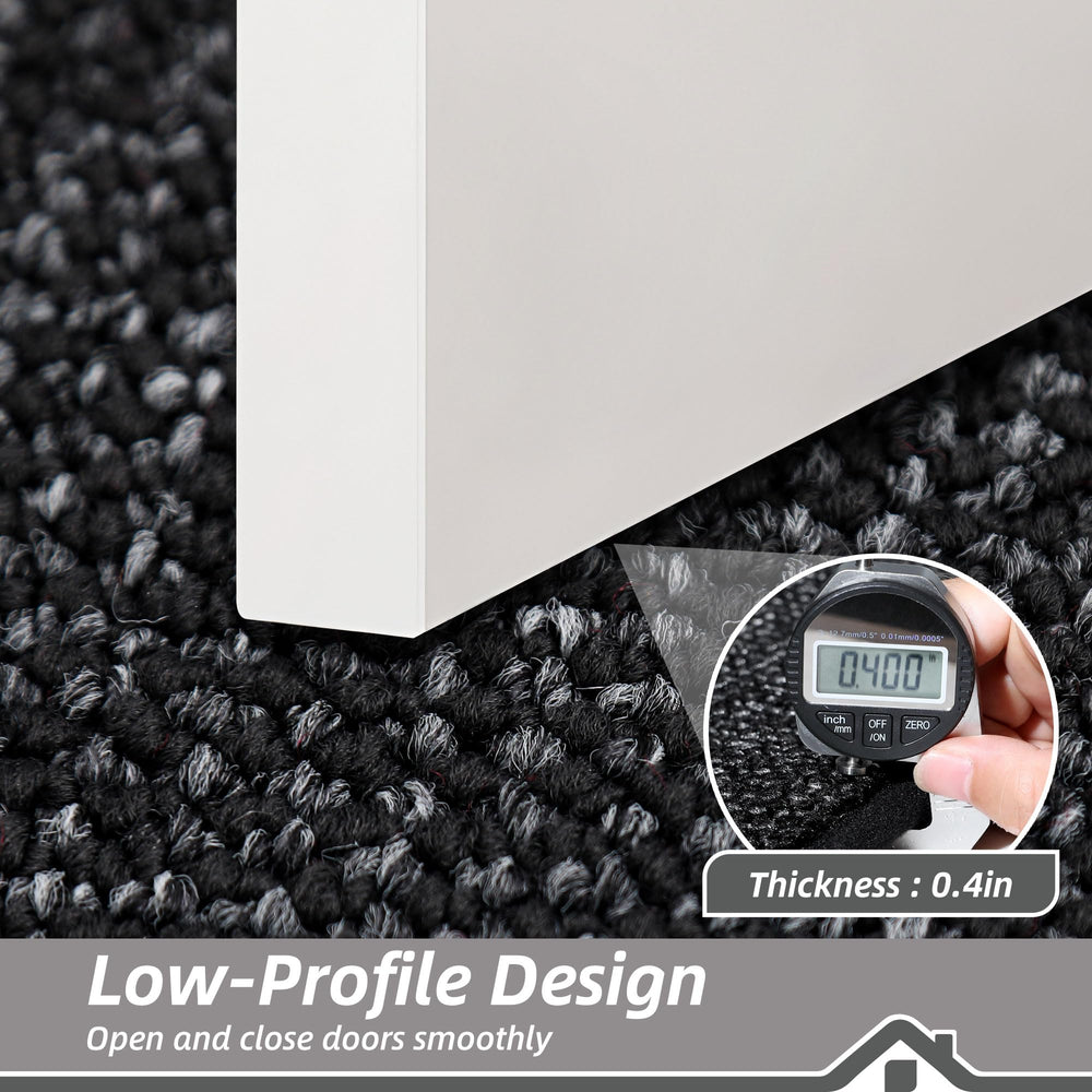 BEQHAUSE reinforced overlock edge close-up that prevents curling and fraying