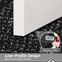 BEQHAUSE reinforced overlock edge close-up that prevents curling and fraying