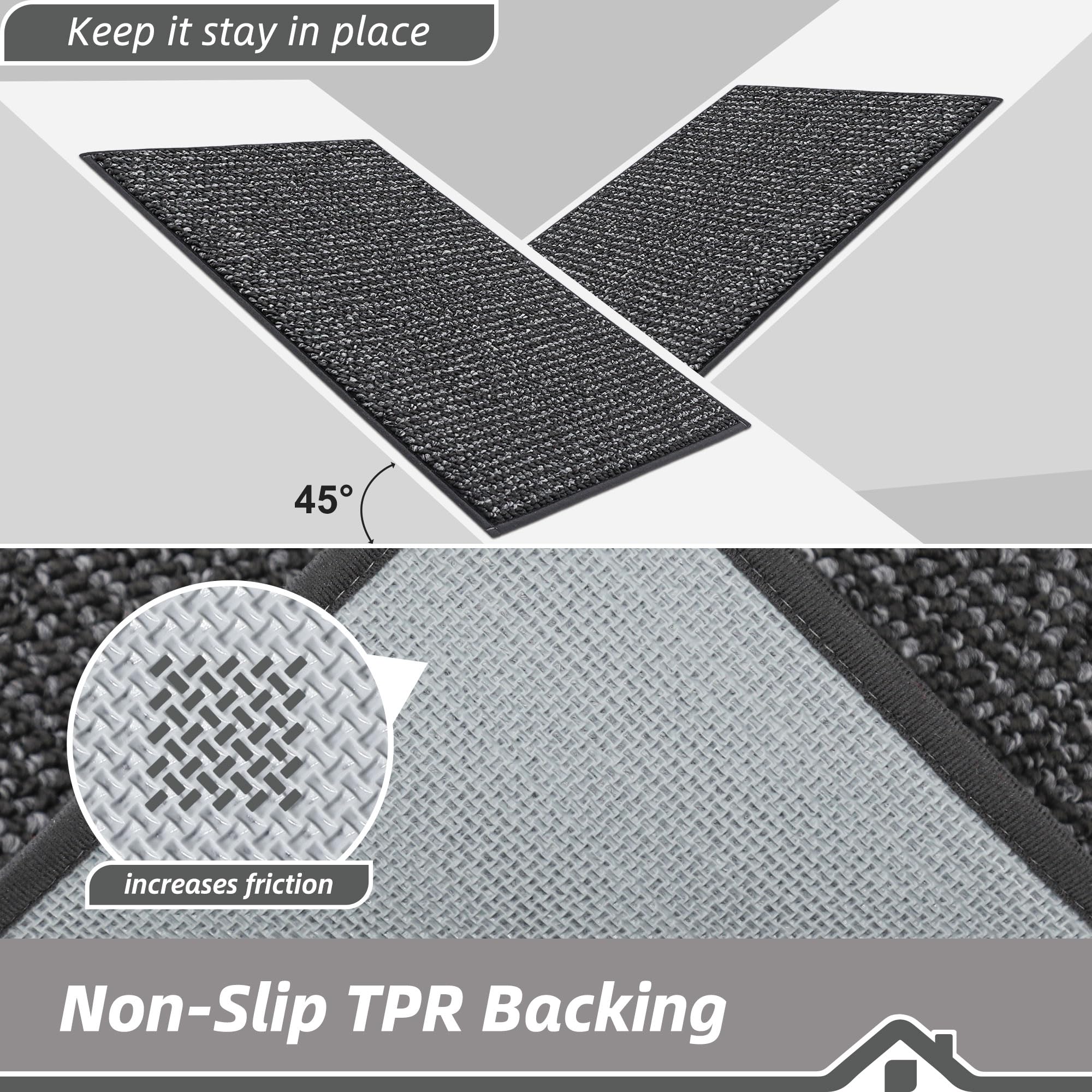 BEQHAUSE soaking wet shoes on mat demonstrating fast absorbency benefit