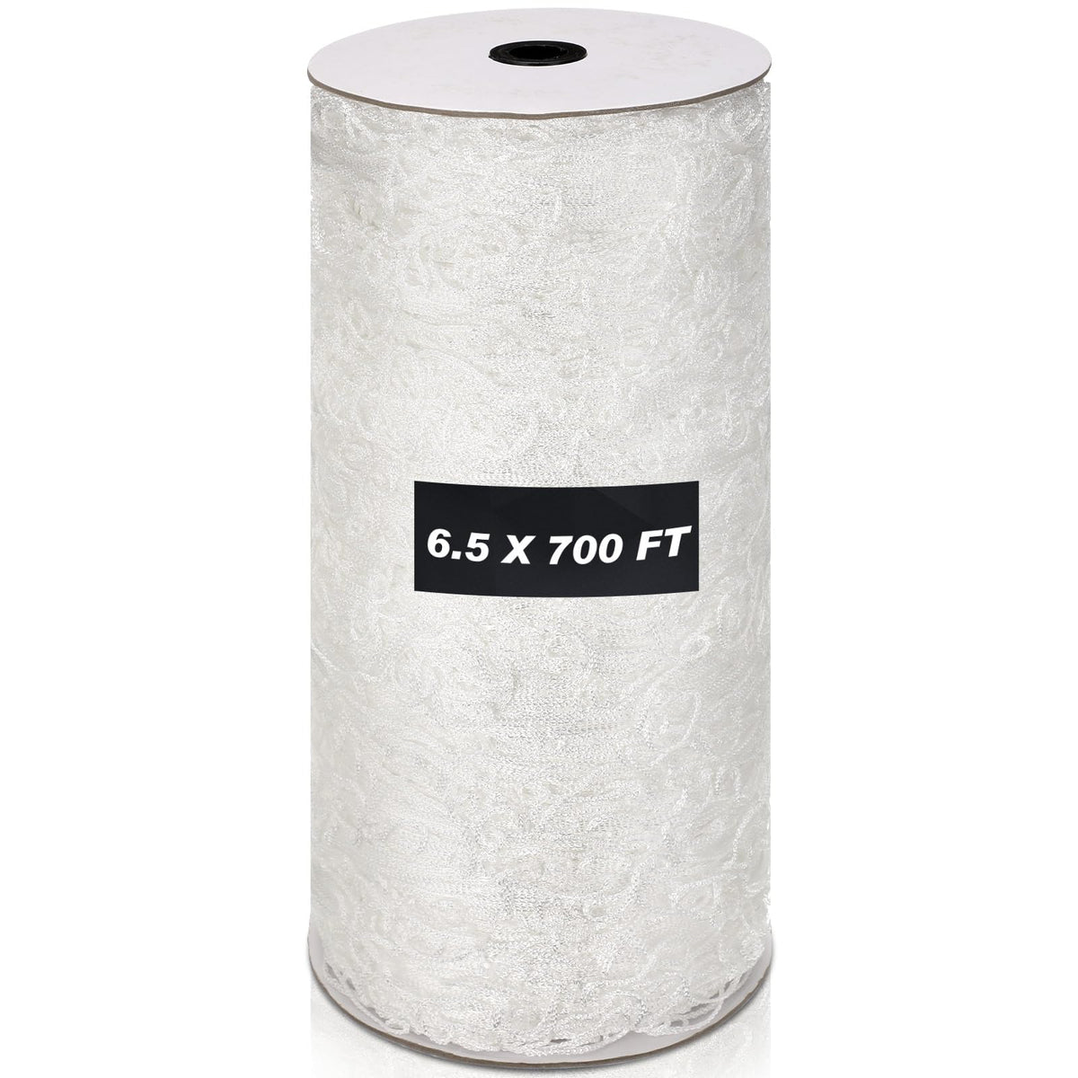 Berlune front view of full 6.5 x 700 ft trellis roll showing size and label benefits