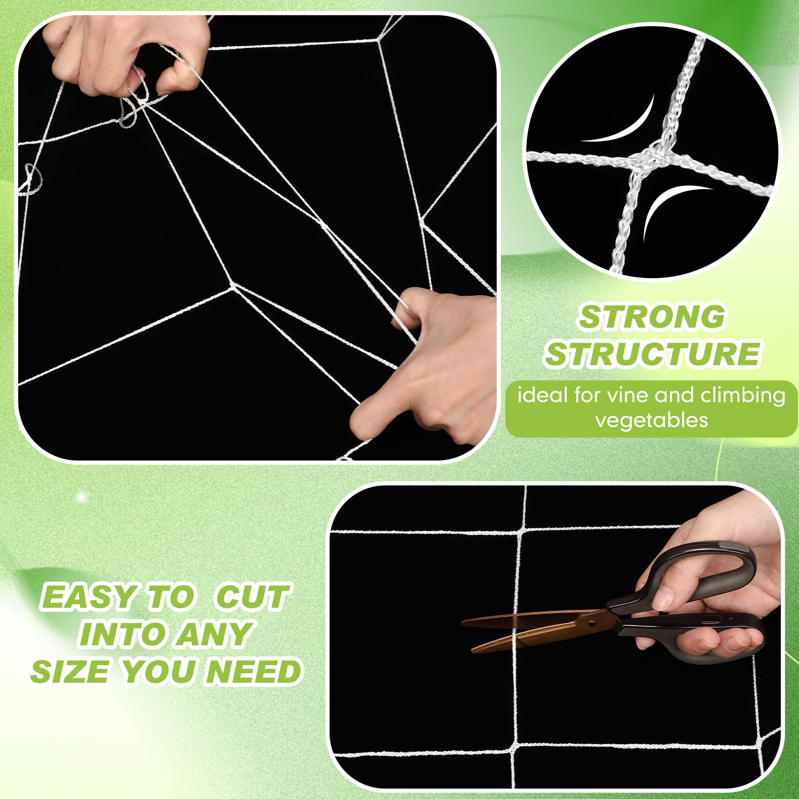 Berlune long rolled netting laid out illustrating ample coverage for rows