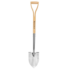 Berry&Bird front view shovel showing full length and balance for leverage
