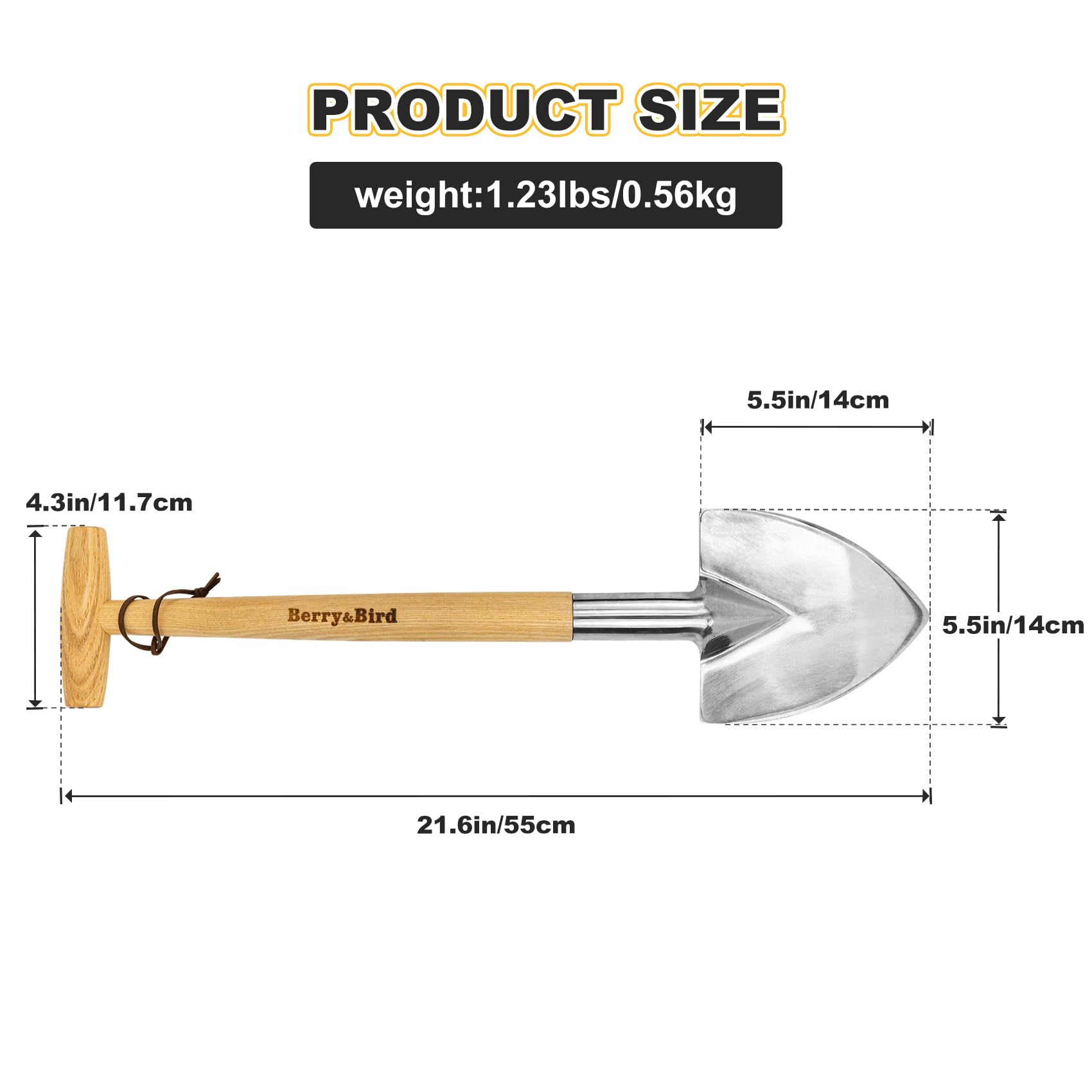 Berry&Bird sharp stainless blade closeup for precise root cutting benefit corrosion resistance