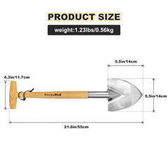 Berry&Bird sharp stainless blade closeup for precise root cutting benefit corrosion resistance