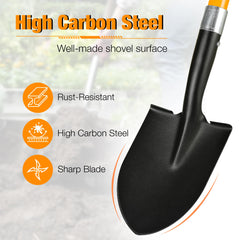 BERSCIT closeup of alloy steel head showing durable edge for light digging