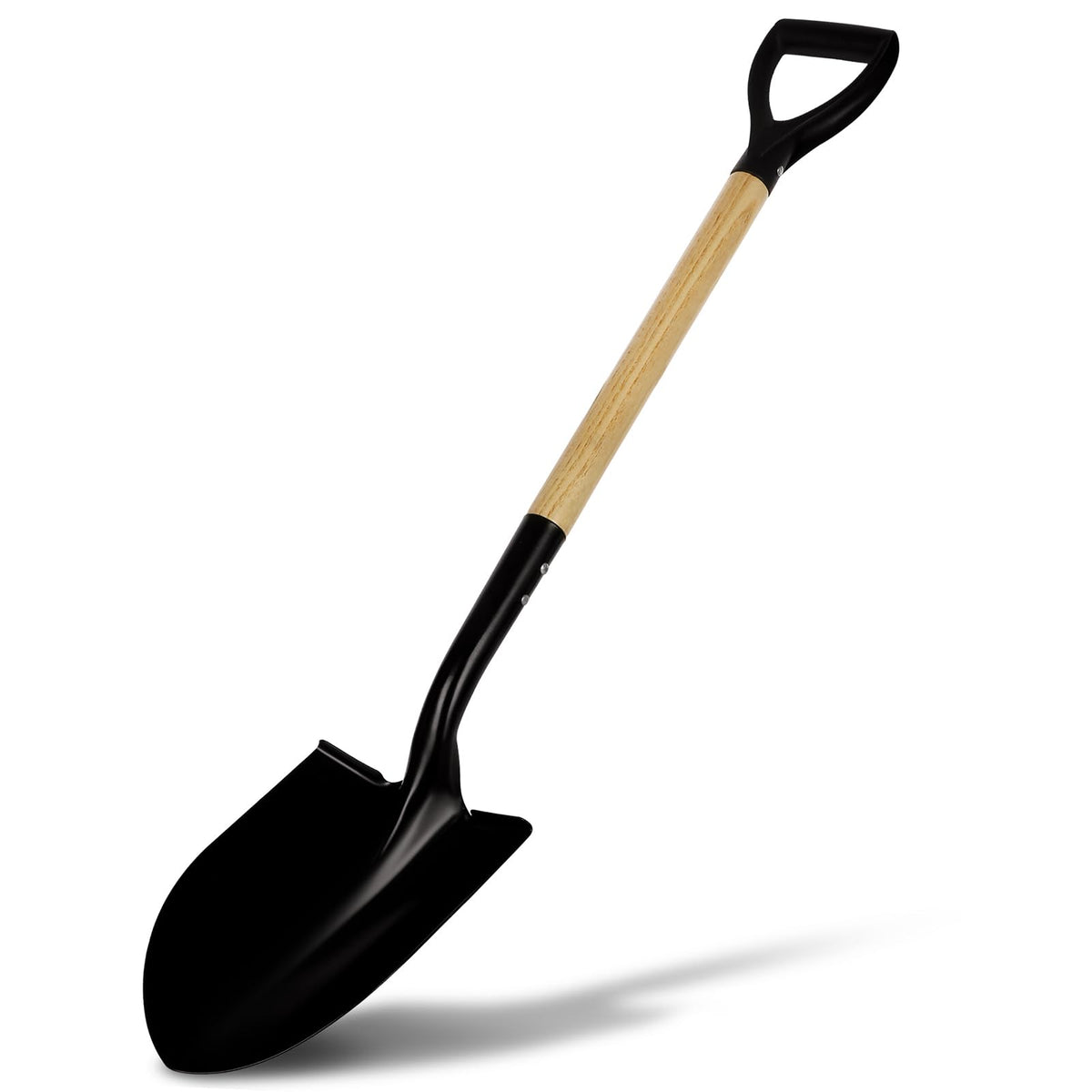 BERSCIT front view of full shovel showing durable build and balance