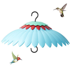 Beserie blue dome front view showing full coverage and squirrel protection