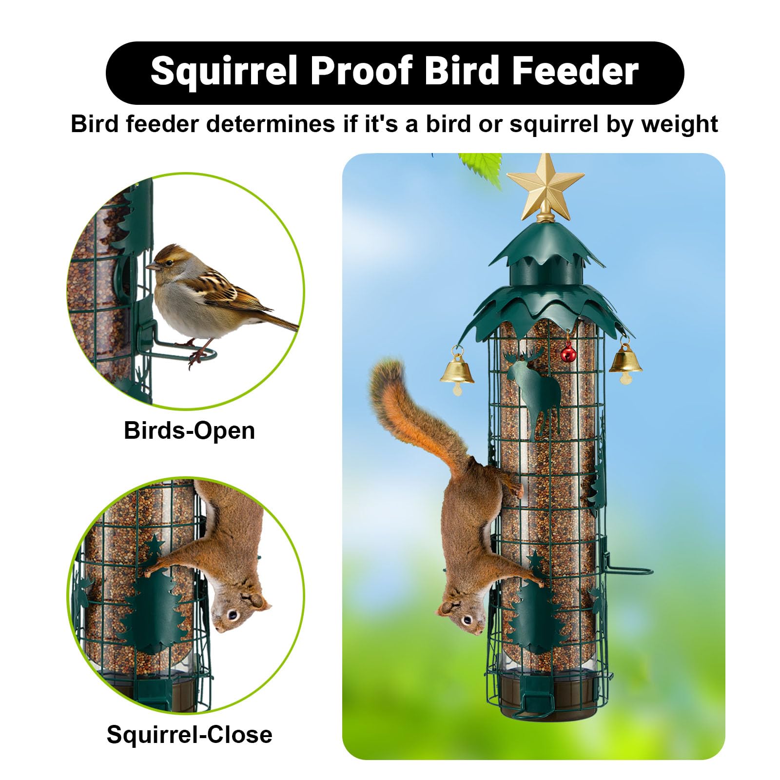 Beserie metal shroud detail and mesh highlighting chew-resistant protection and bird access