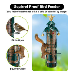 Beserie metal shroud detail and mesh highlighting chew-resistant protection and bird access