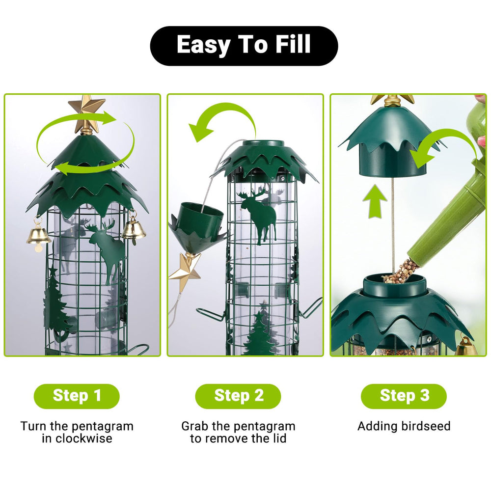 Beserie clear seed tube and six-drainage base keeping seeds dry and ventilated
