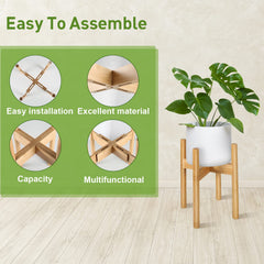 BESHOF adjustable rails detail showing quick customization for different pot sizes