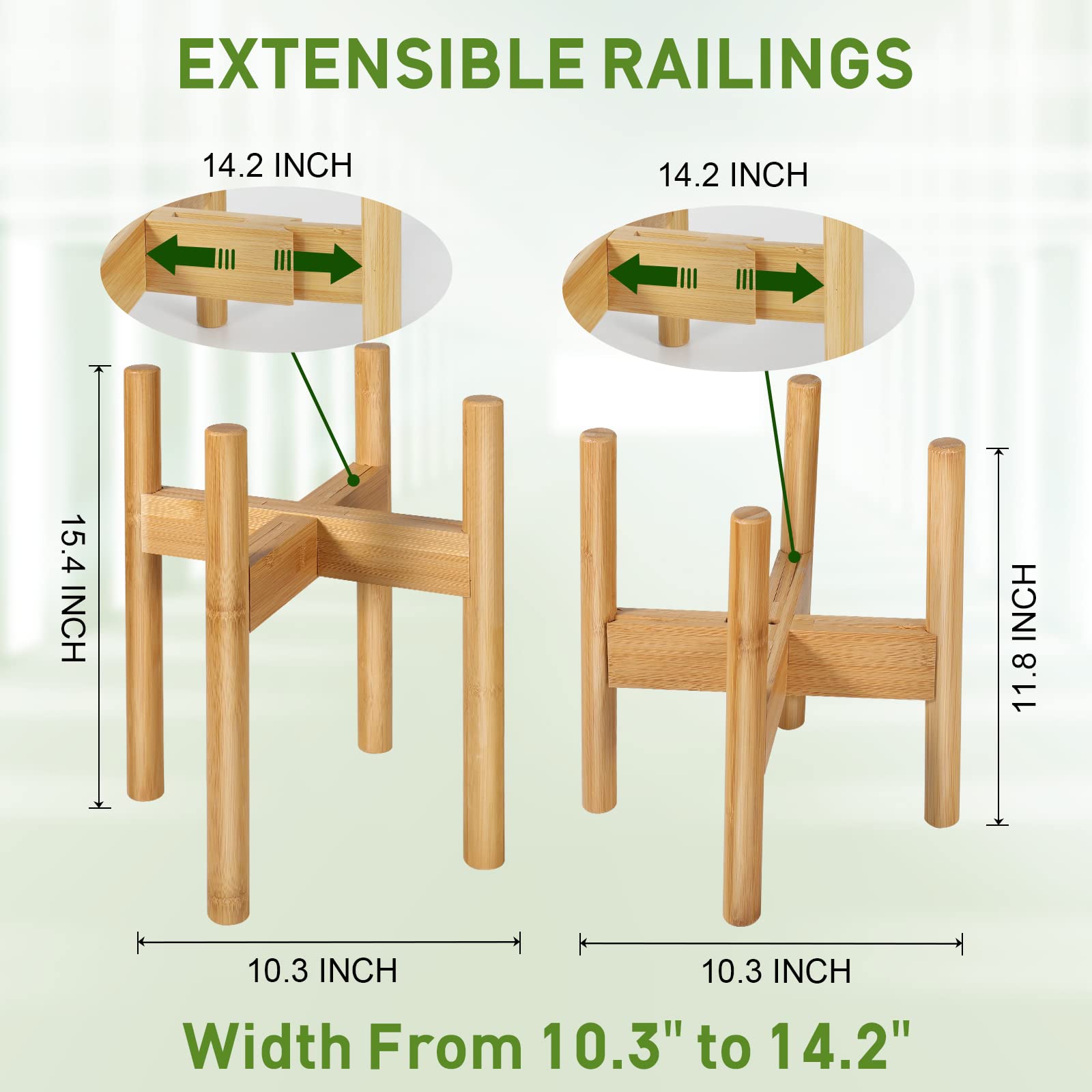 BESHOF close-up of bamboo joinery highlighting durable construction and tight fit