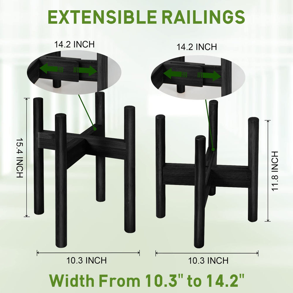 BESHOF stand supporting a large pot demonstrating heavy-duty strength