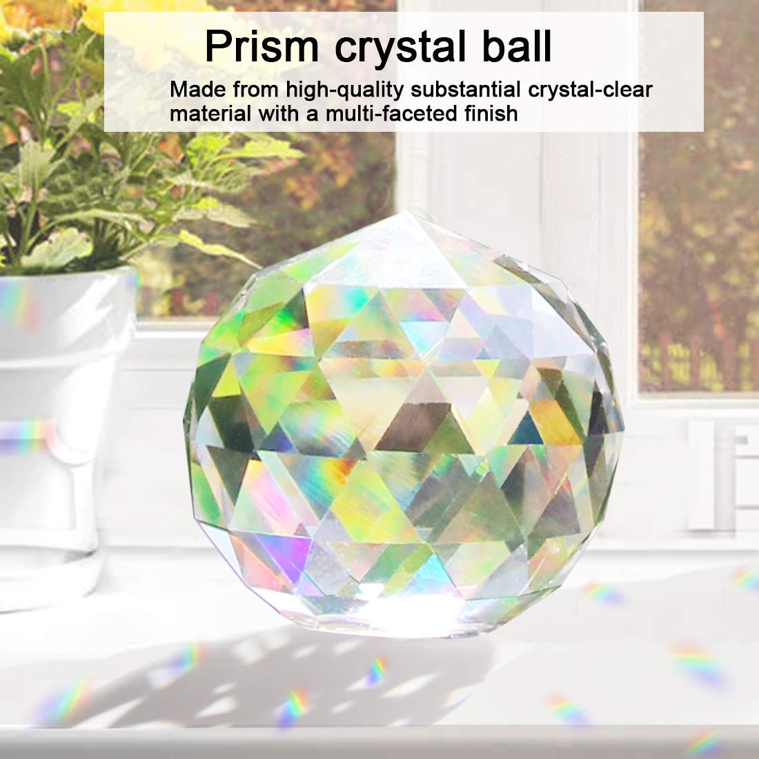 Besimple close-up on diamond-cut facets highlighting precise cut and brighter rainbows
