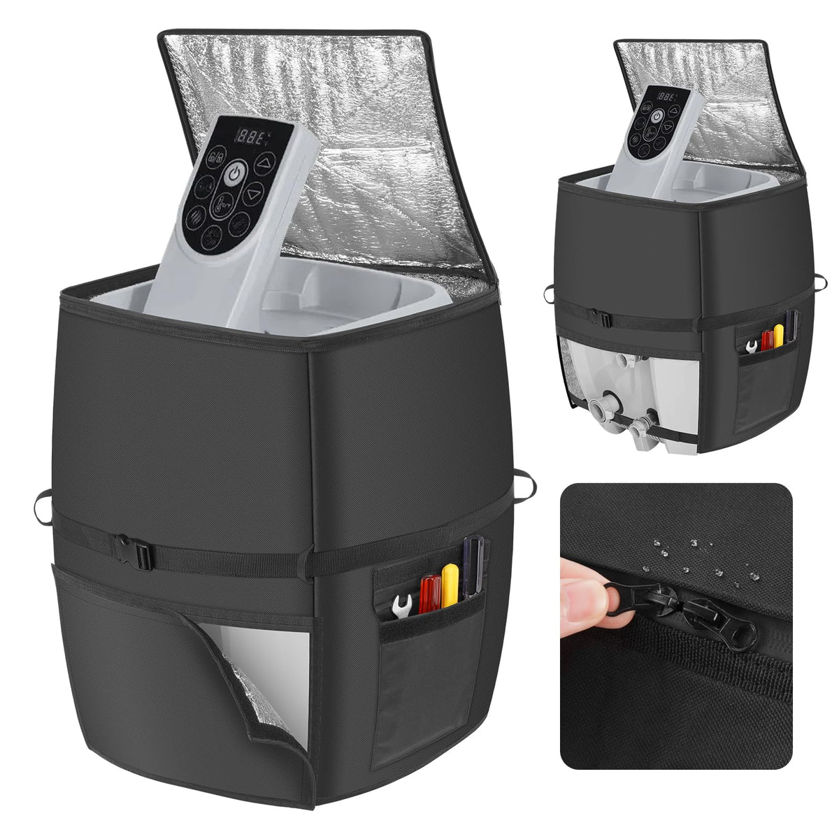 bespeur front view showing full pump protection and weather resistance