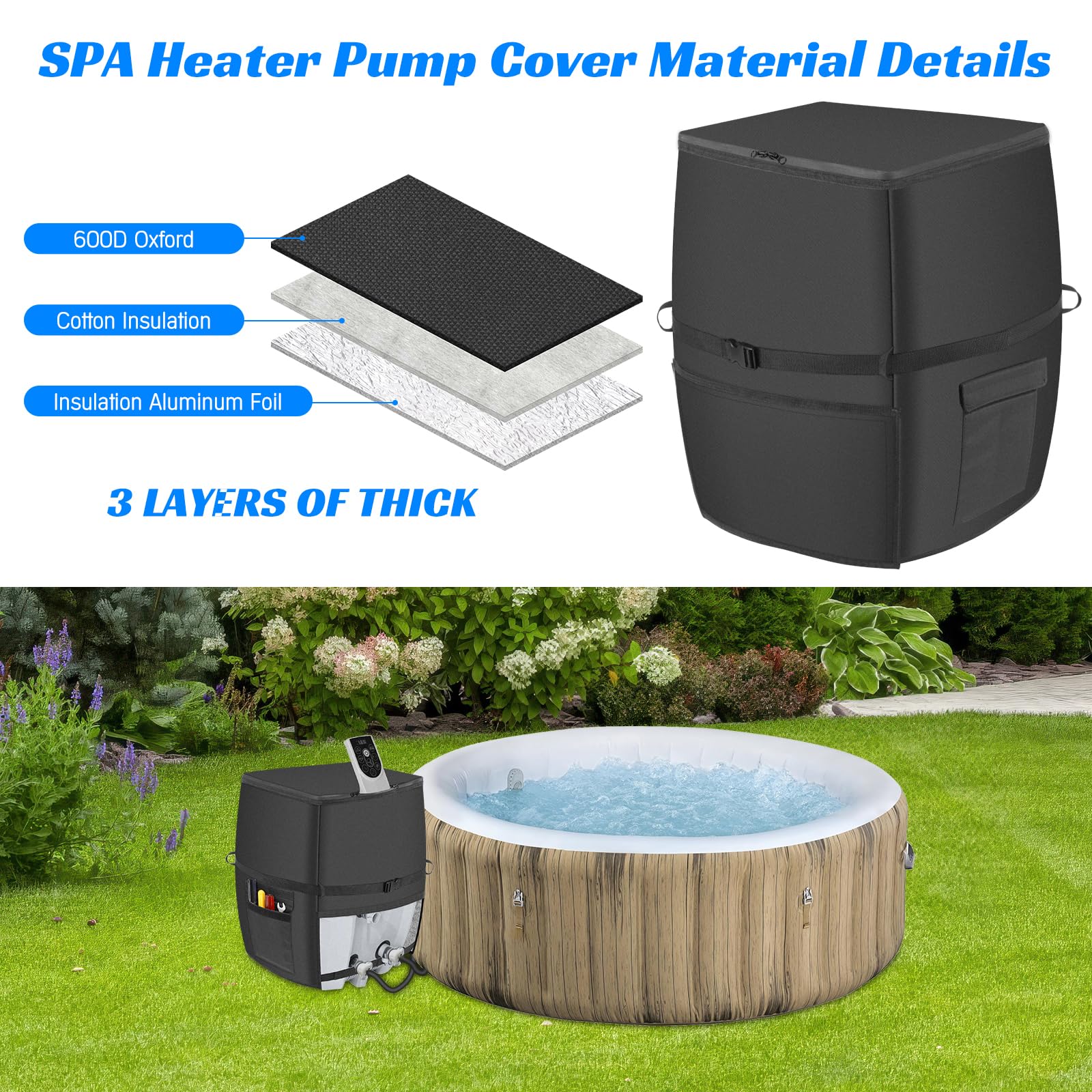 bespeur pocket storing spa accessories for convenient on-hand repairs