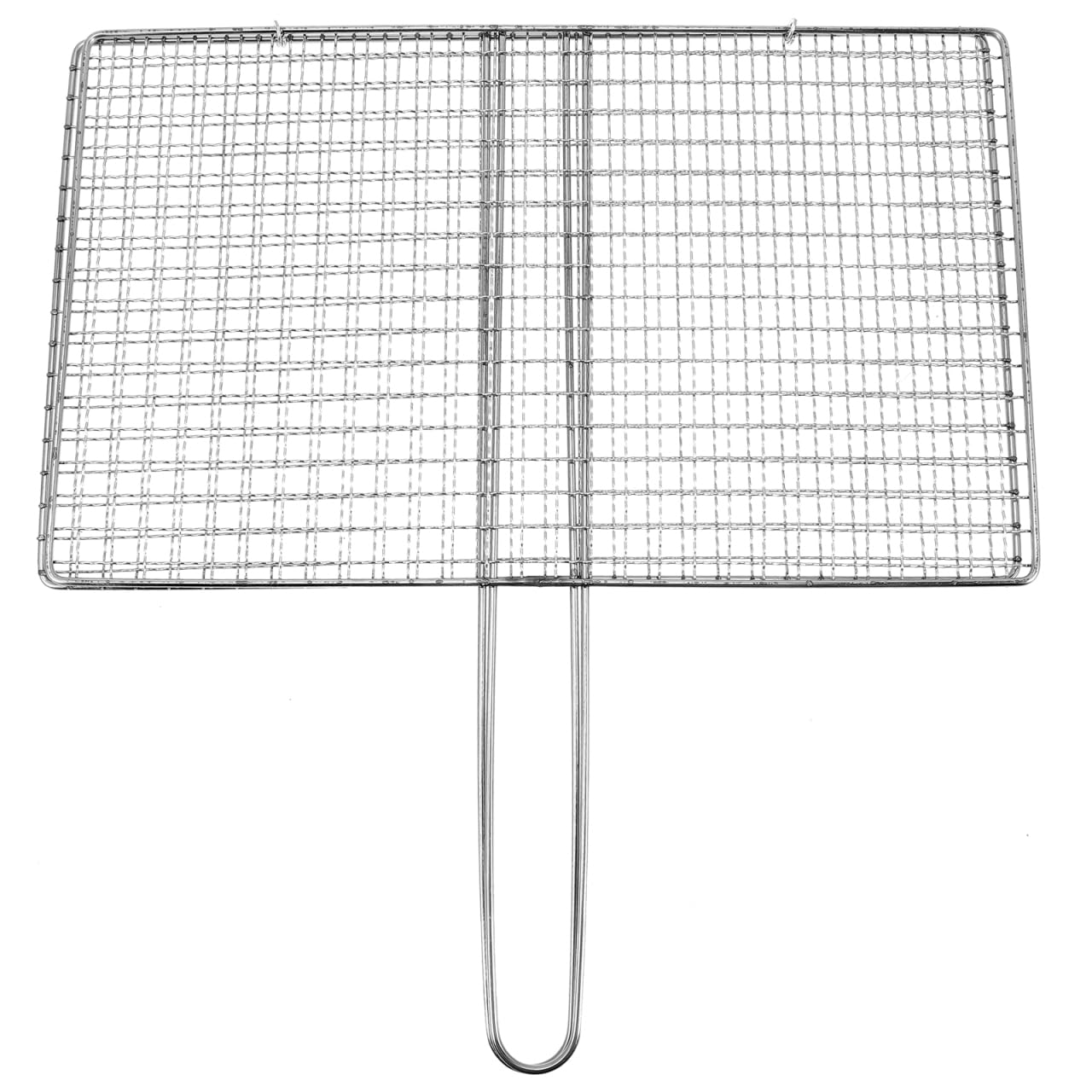 BESPORTBLE front view of grill basket showing size and sturdy build for easy grilling