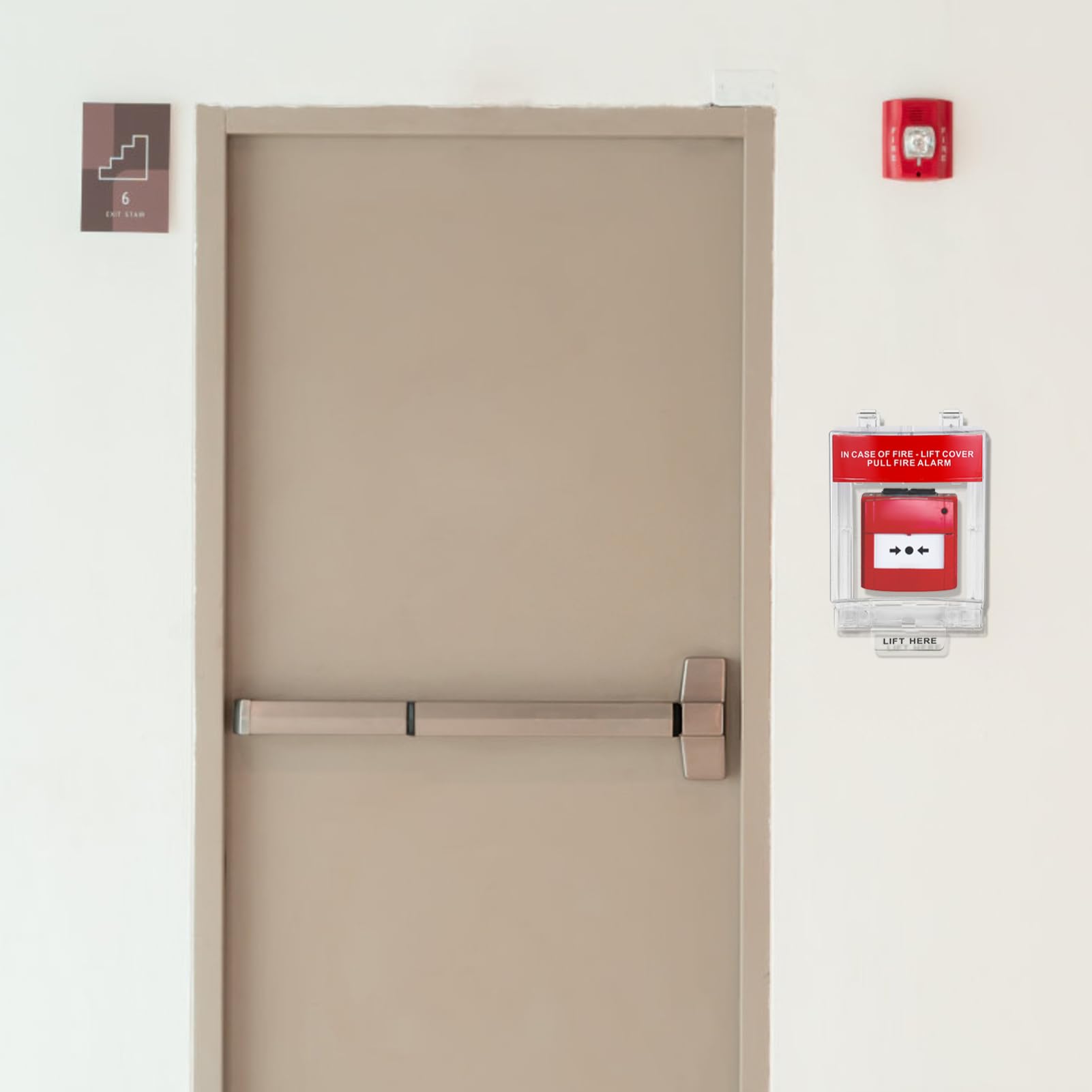 BESPORTBLE installed in office corridor showing concealed protection and neat appearance