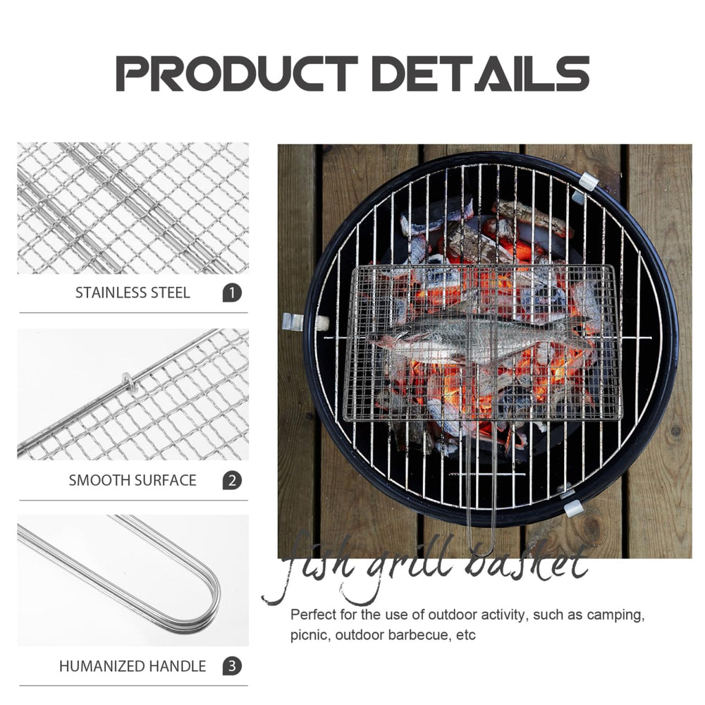 BESPORTBLE wire grid detail polished finish reduces sticking and simplifies cleanup