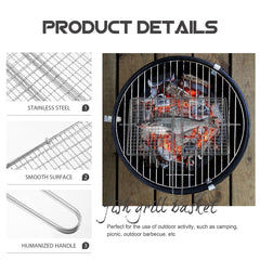 BESPORTBLE wire grid detail polished finish reduces sticking and simplifies cleanup