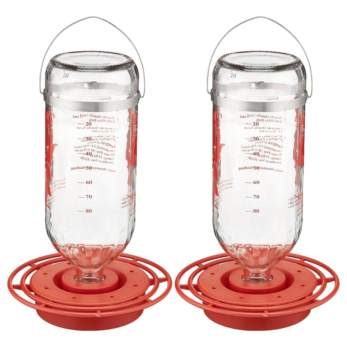 Best-1 front view of two-pack feeders showing capacity and design benefits