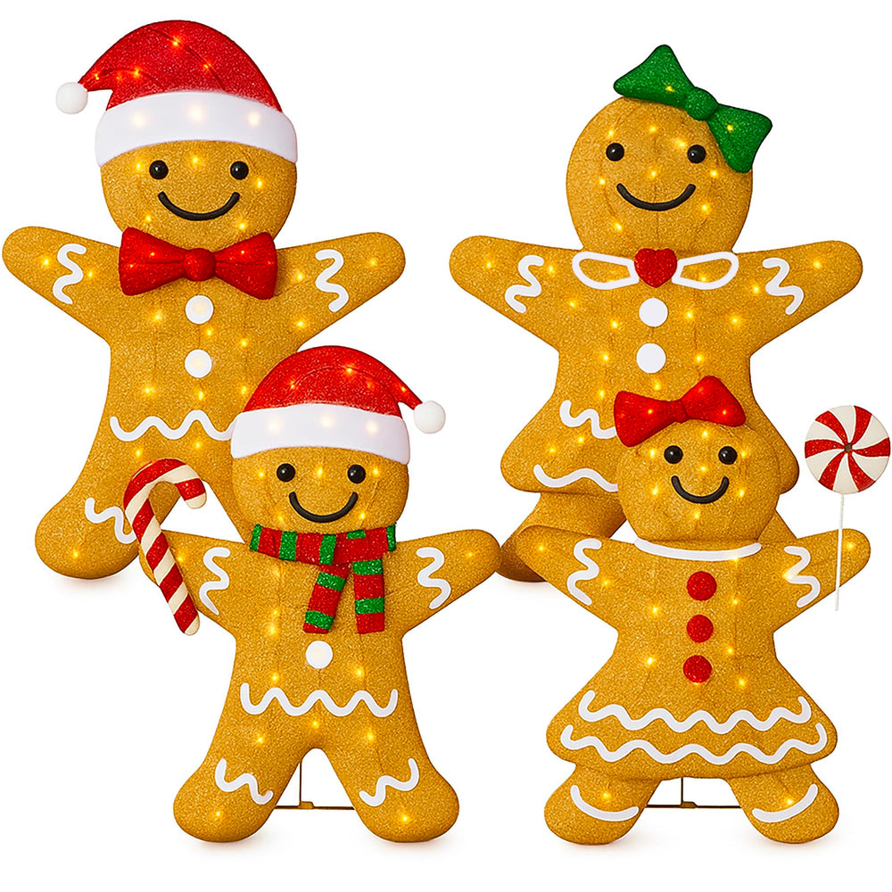 Best Choice Products gingerbread front view shows cheerful yard focal point benefit
