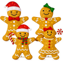 Best Choice Products gingerbread front view shows cheerful yard focal point benefit