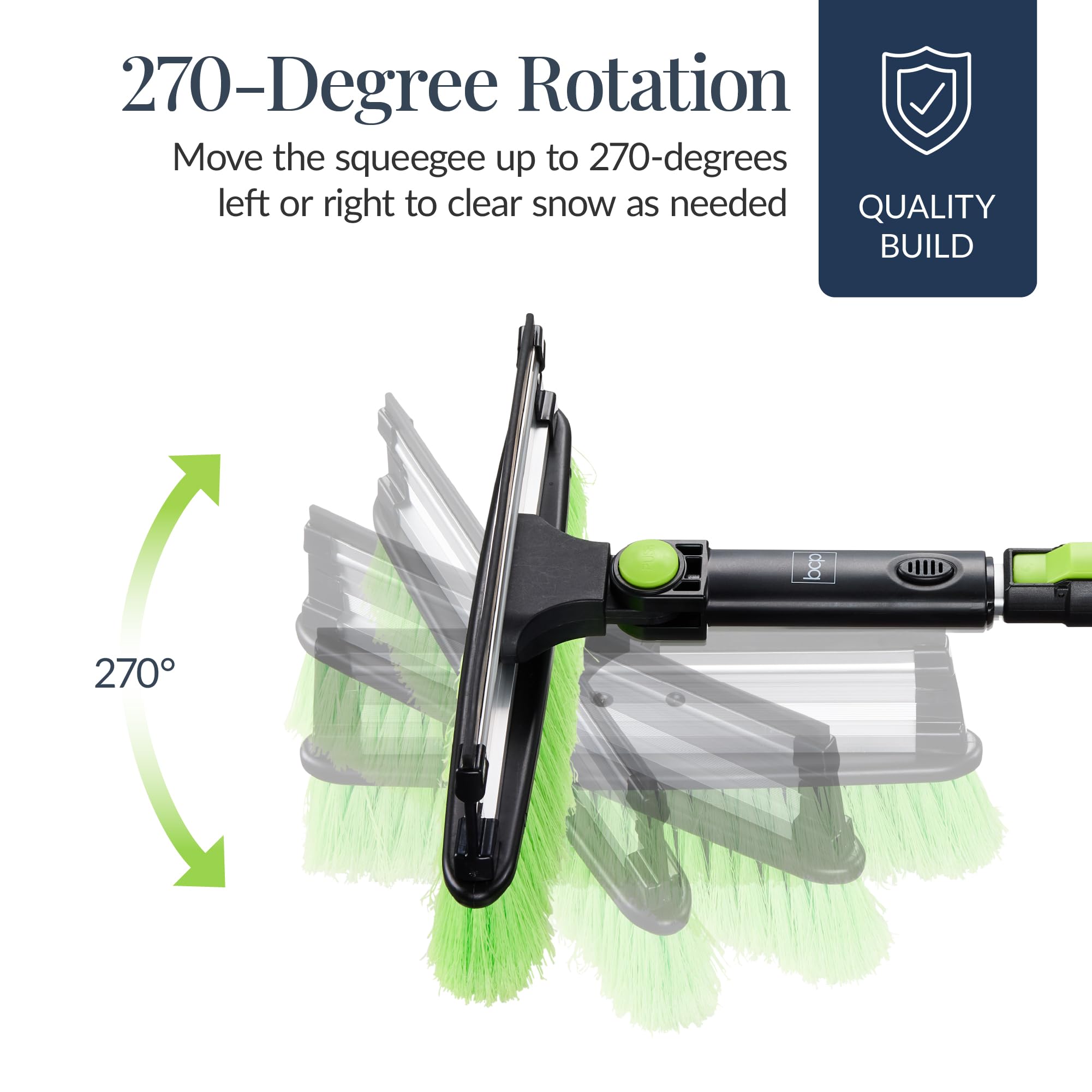 Best Choice Products in use clearing SUV roof demonstrating reach and leverage advantage