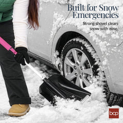 Best Choice Products pivoting brush detail with foam grip to protect glass while sweeping
