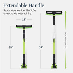 Best Choice Products shovel head close-up highlights wide blade for rapid snow removal