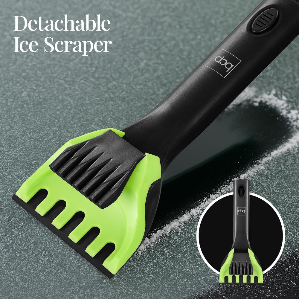 Best Choice Products squeegee head removing slush for streak-free windshield visibility