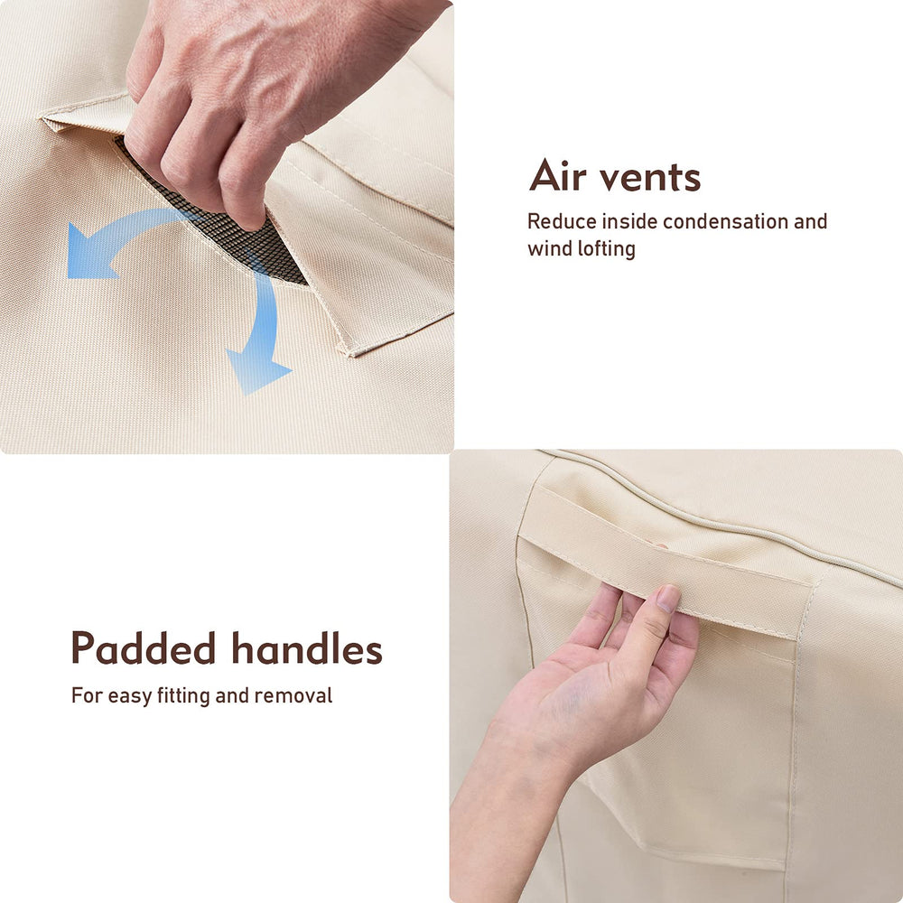 Bestalent air vent detail promoting airflow and reduced condensation