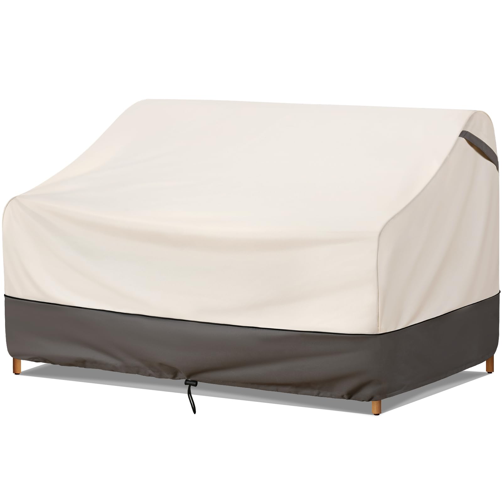 Bestalent front view of loveseat cover protecting furniture and preventing water damage
