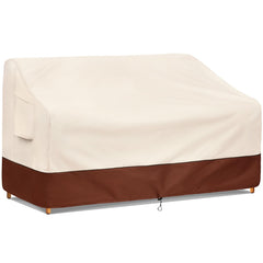 Bestalent front view of the covered 3-seater sofa showing complete protection