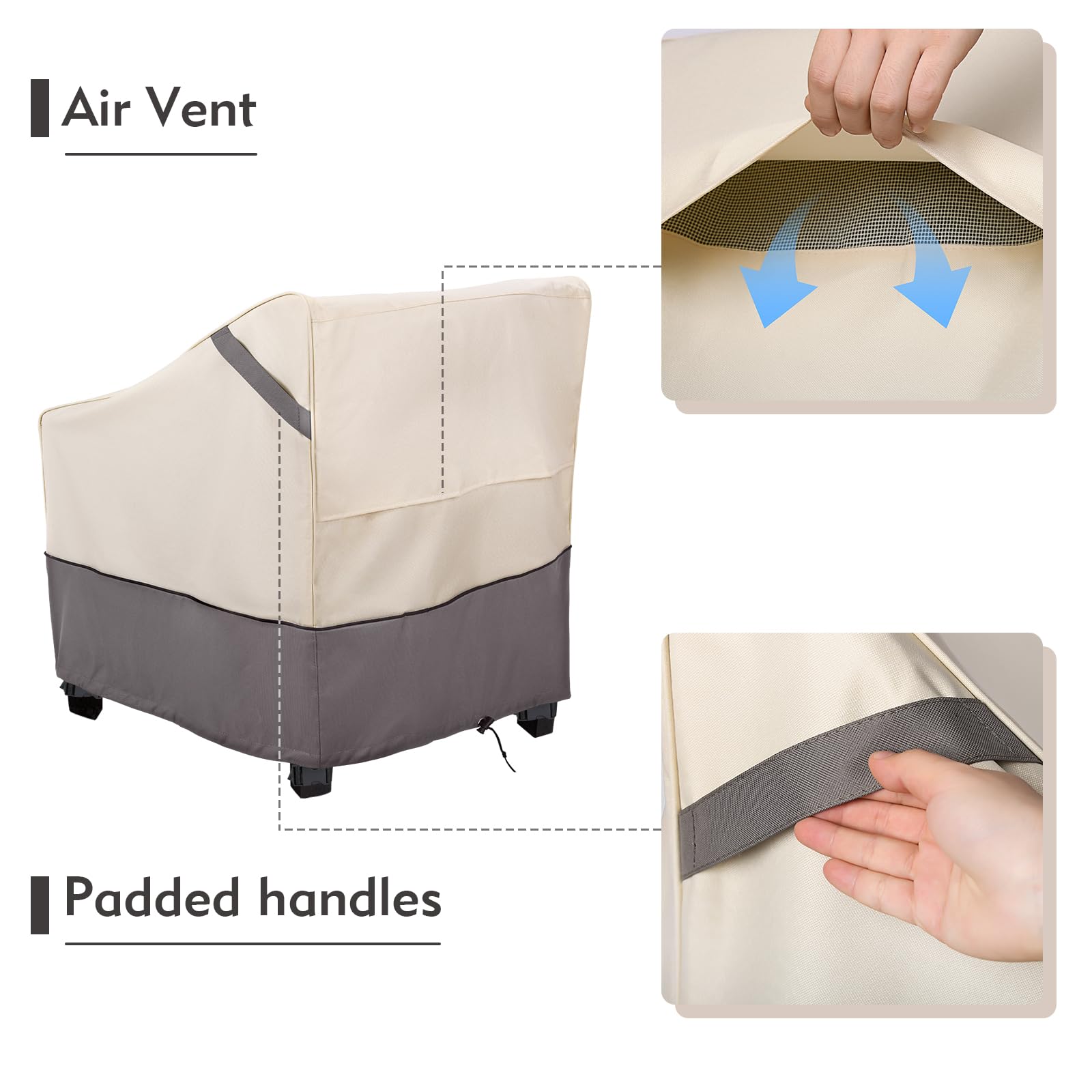 Bestalent padded handle used for effortless installation and removal