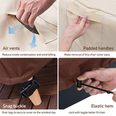 Bestalent padded handle for easy removal and comfortable grip