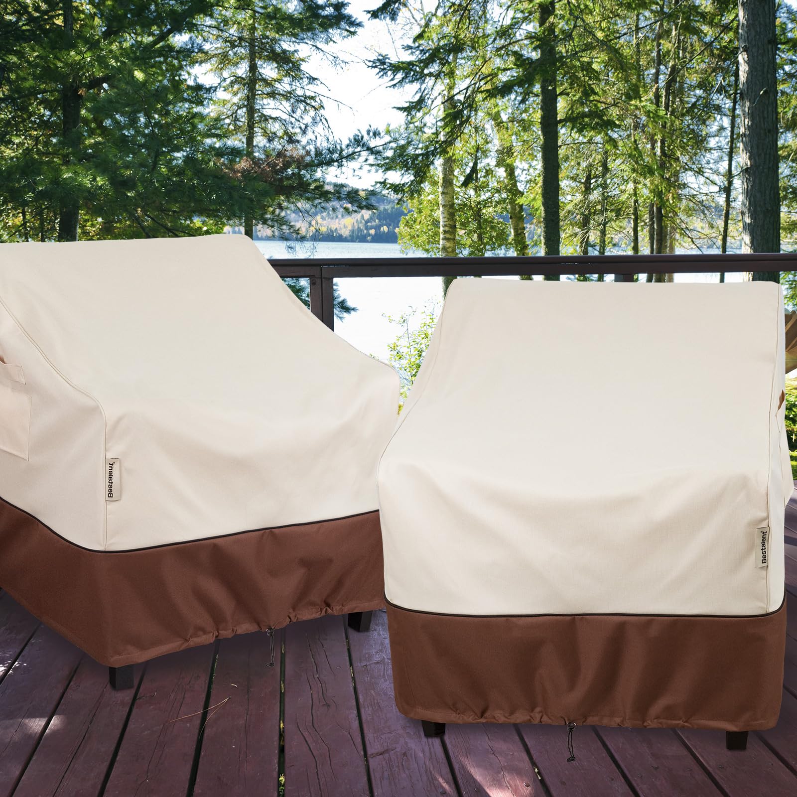 Bestalent two-pack covers stacked for compact storage convenience