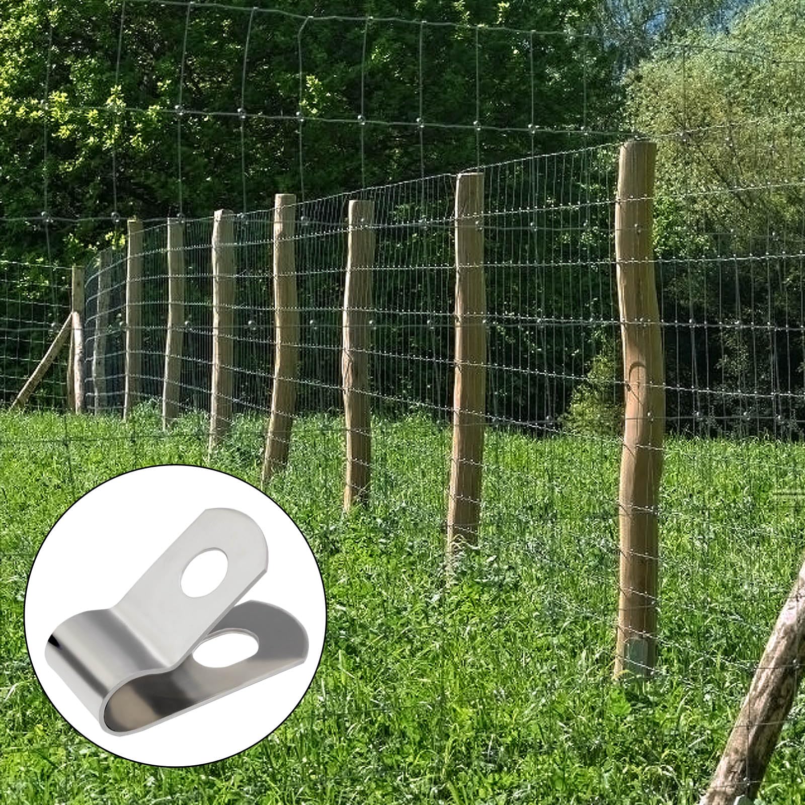 BESTEEL farm lifestyle installation showing long fence run durability and neat appearance