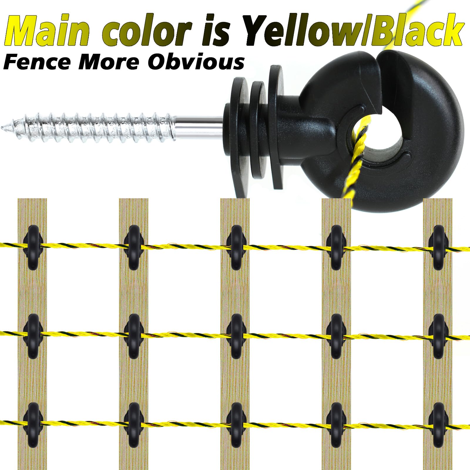 BESTEEL insulator thread detail highlighting self-tapping threads and secure post grip benefit